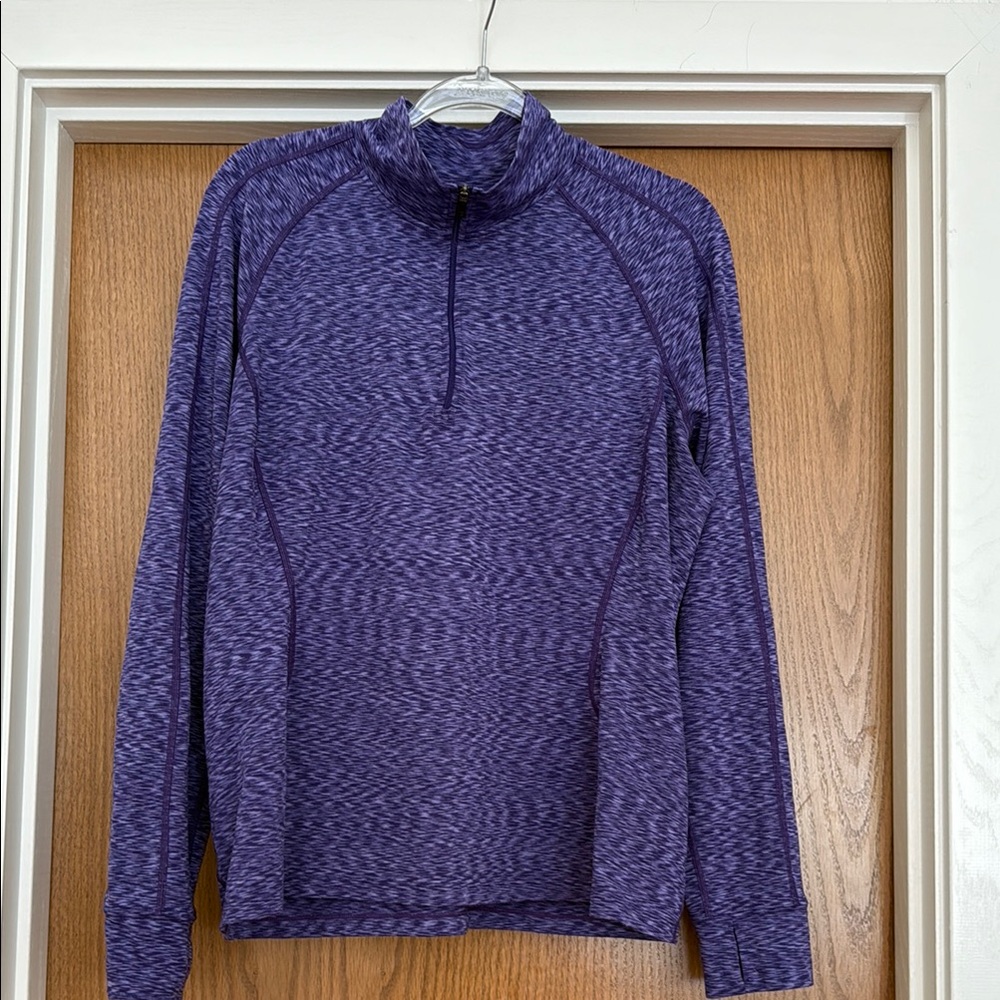 REI Purple Quarter-Zip Pullover